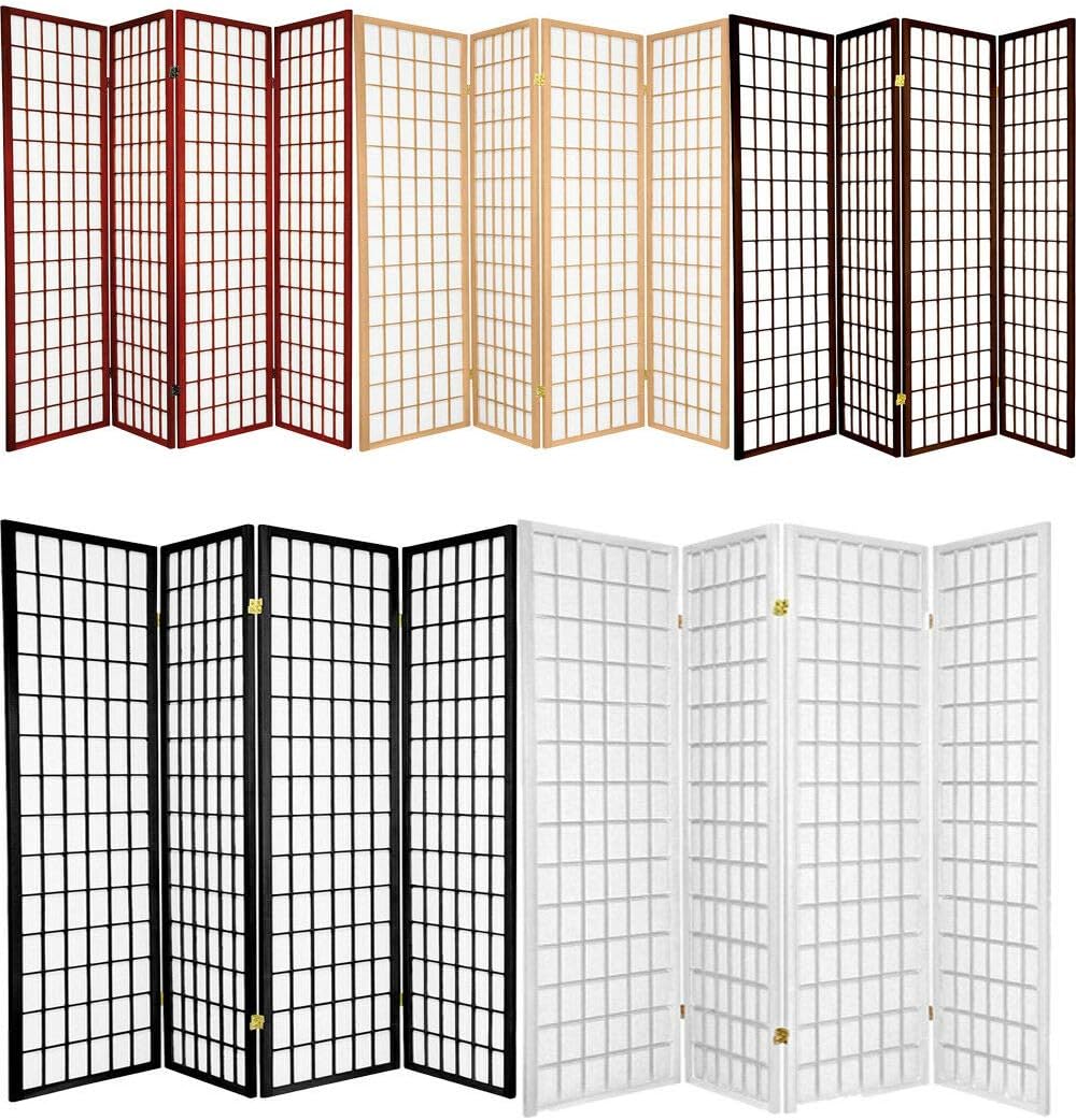 Japanese Style 4 Panels Wood S - Shoji Screen Divider บทวิจารณ์และราคา