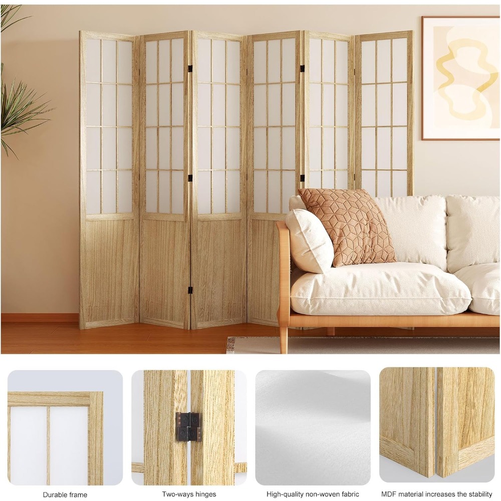 66.9Inch Tall Japanese Shoji S - Shoji Screen Divider บทวิจารณ์และราคา
