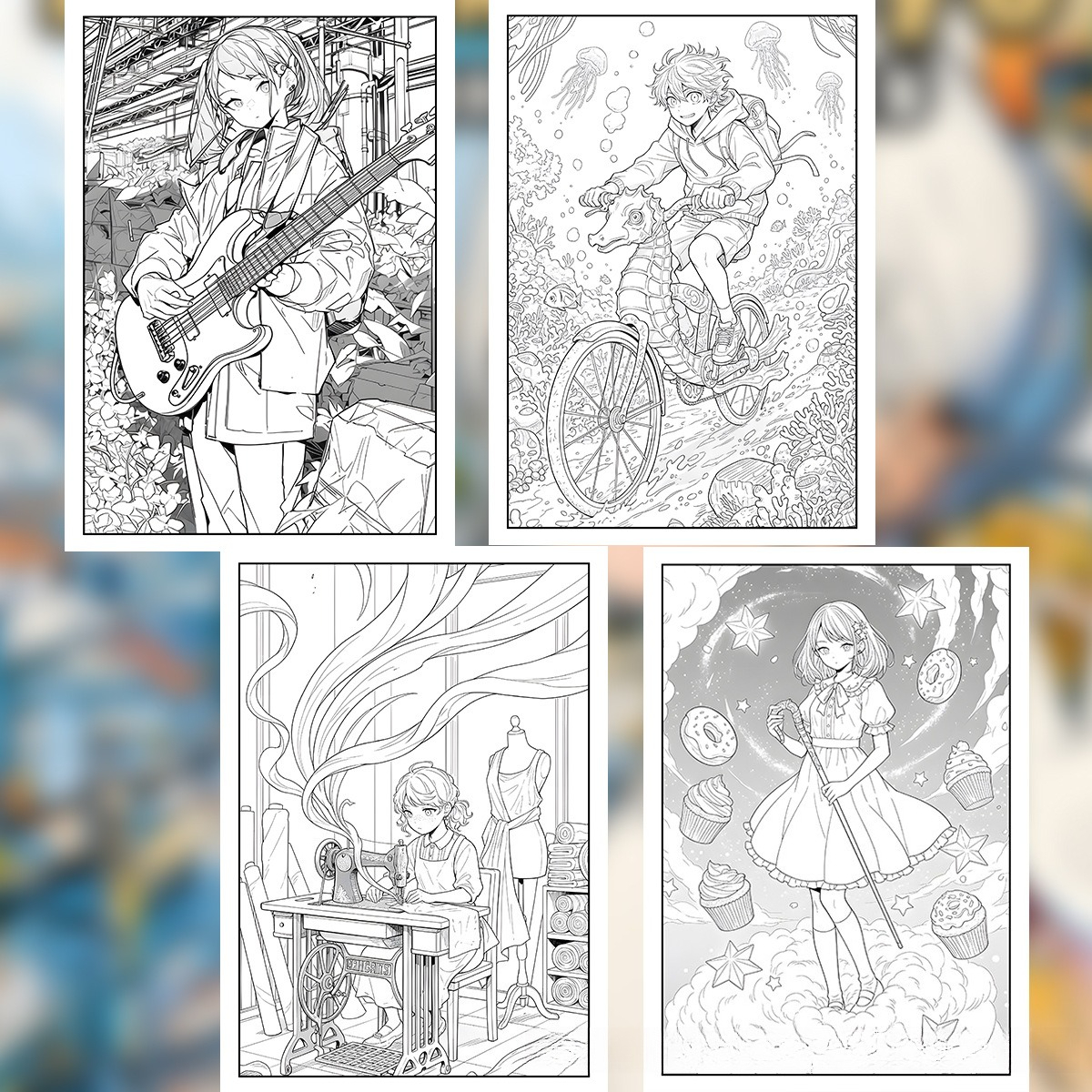 Life in Tokyo Coloring Book 24 - Japanese Lifestyle Books บทวิจารณ์และราคา