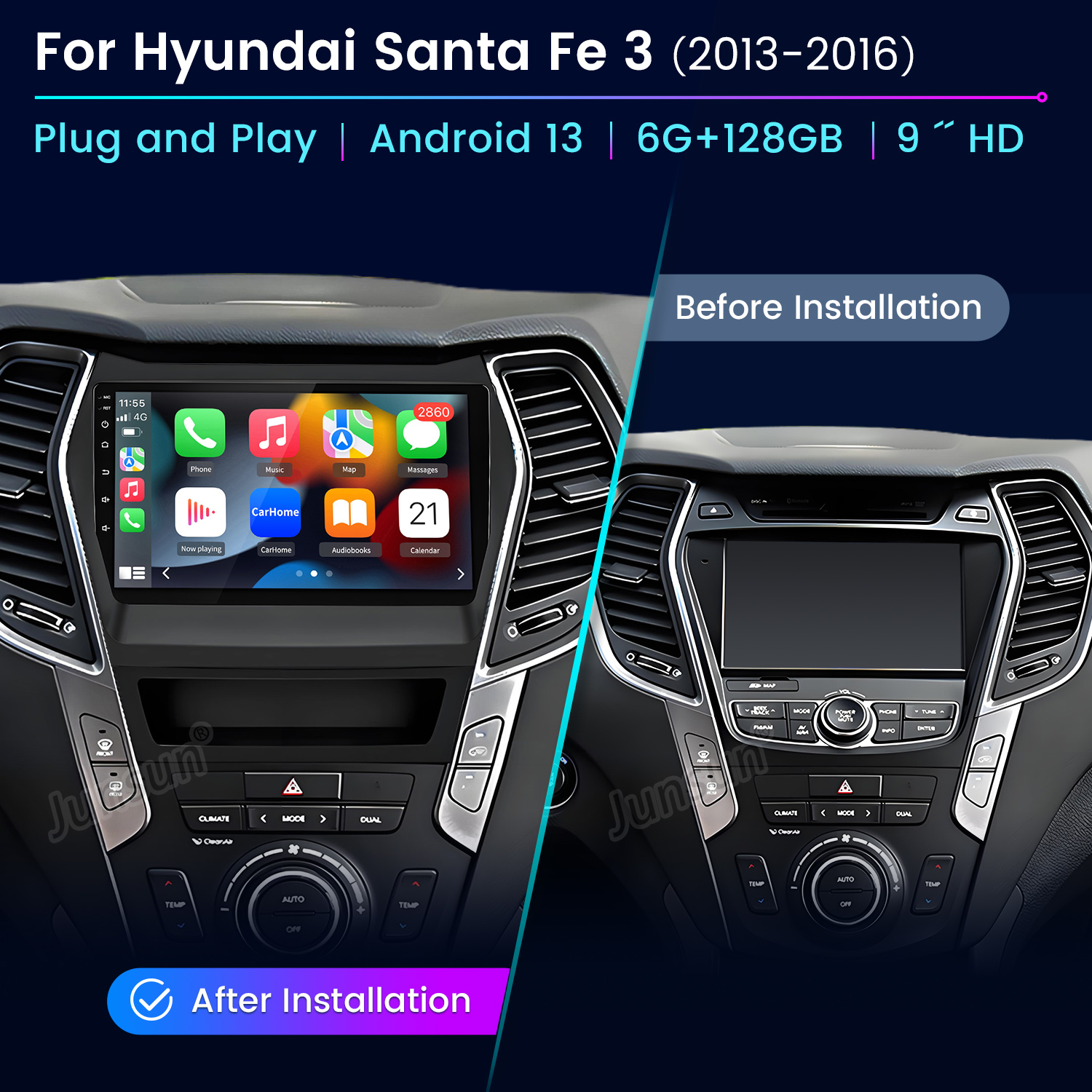 Junsun AI Voice Car Stereo Rad - Japanese Work Lifestyle บทวิจารณ์และราคา