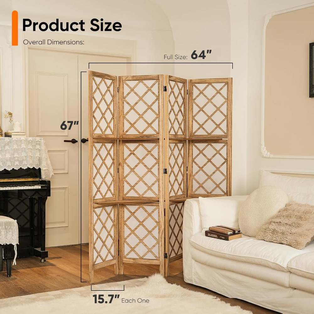 Japanese Room Divider with She - Shoji Screen Divider บทวิจารณ์และราคา