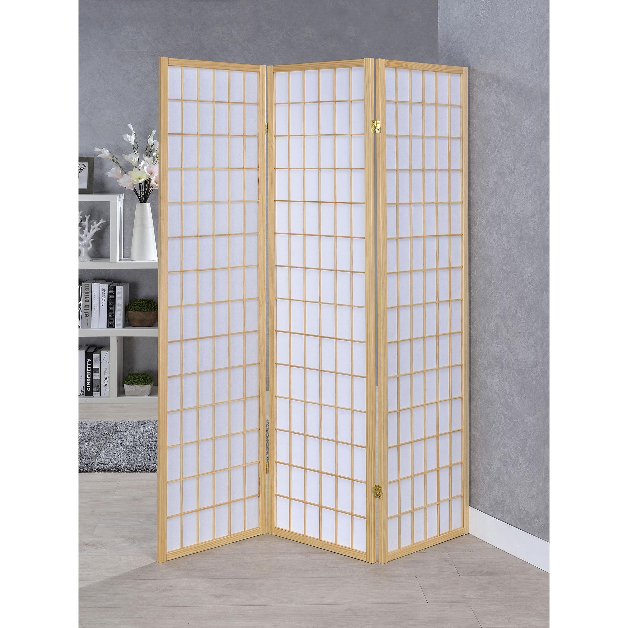 Natural Folding 3-Panel Shoji  - Shoji Screen Divider บทวิจารณ์และราคา
