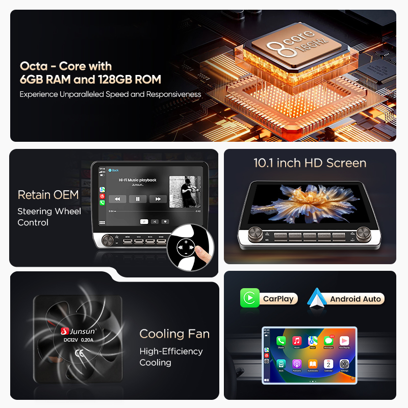 Junsun AI Voice Car Stereo Rad - Japanese Work Lifestyle บทวิจารณ์และราคา