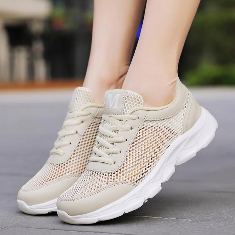 Summer Breathable Sneakers Wom - Japanese Mom Lifestyle บทวิจารณ์และราคา