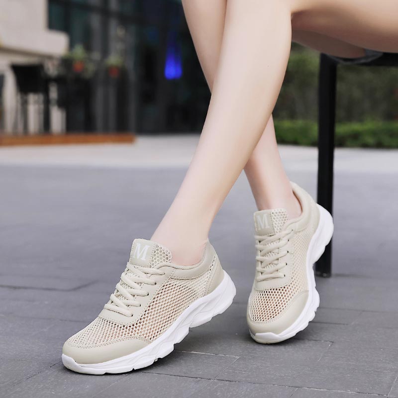 Summer Breathable Sneakers Wom - Japanese Mom Lifestyle บทวิจารณ์และราคา