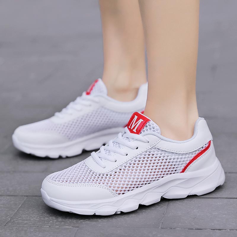 Summer Breathable Sneakers Wom - Japanese Mom Lifestyle บทวิจารณ์และราคา