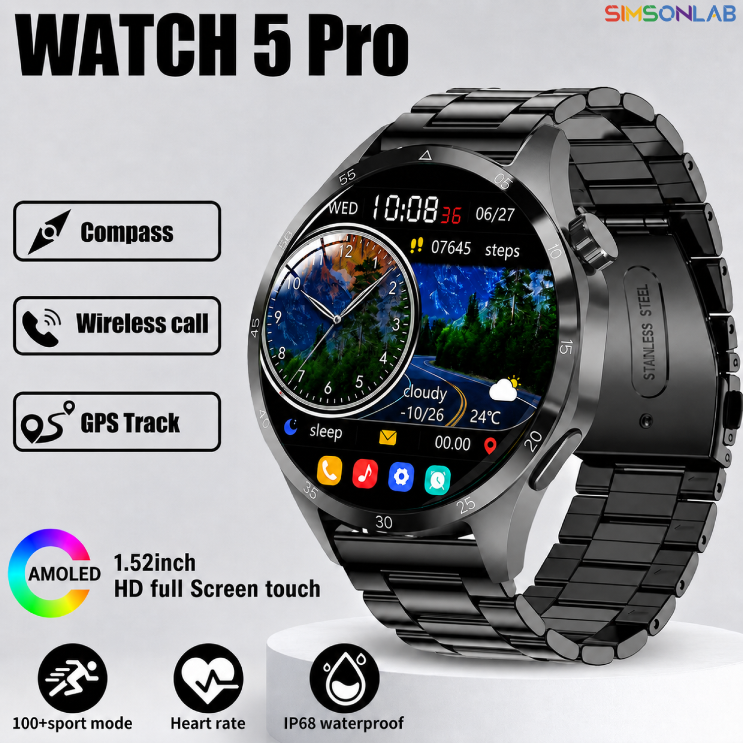 2026 New Smart Watch Men AMOLE - Japanese Lifestyle Books บทวิจารณ์และราคา