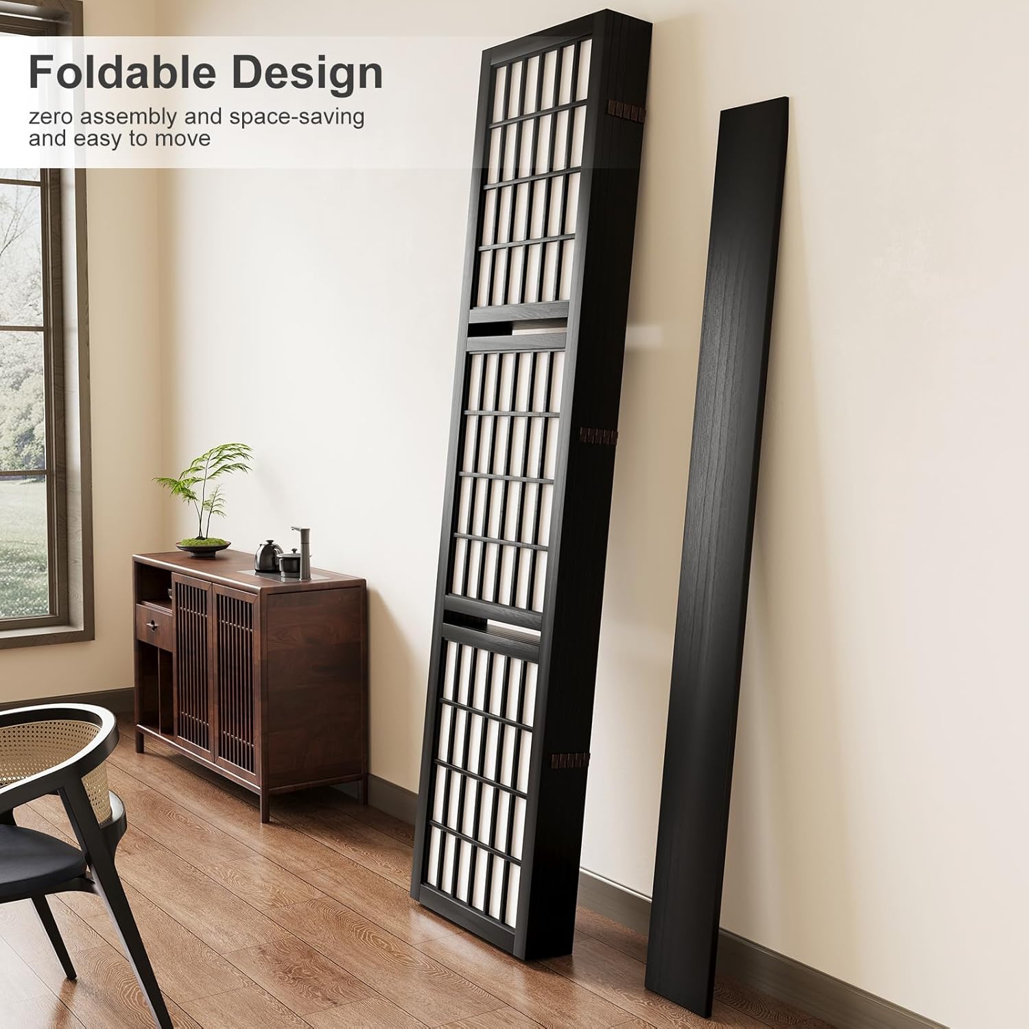 Room Divider with Shelves, 66. - Shoji Screen Divider บทวิจารณ์และราคา