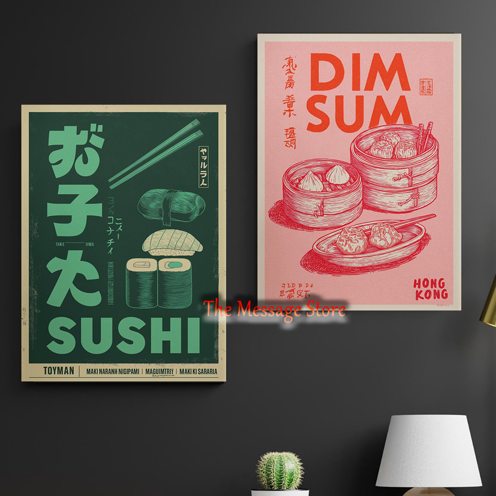 Dim Sum Hong Kong Sushi Retro  - Japanese Culture Lifestyle บทวิจารณ์และราคา