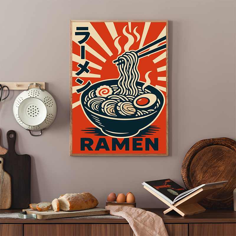 Vintage Style Japanese Food Po - Japanese Lifestyle And Food บทวิจารณ์และราคา