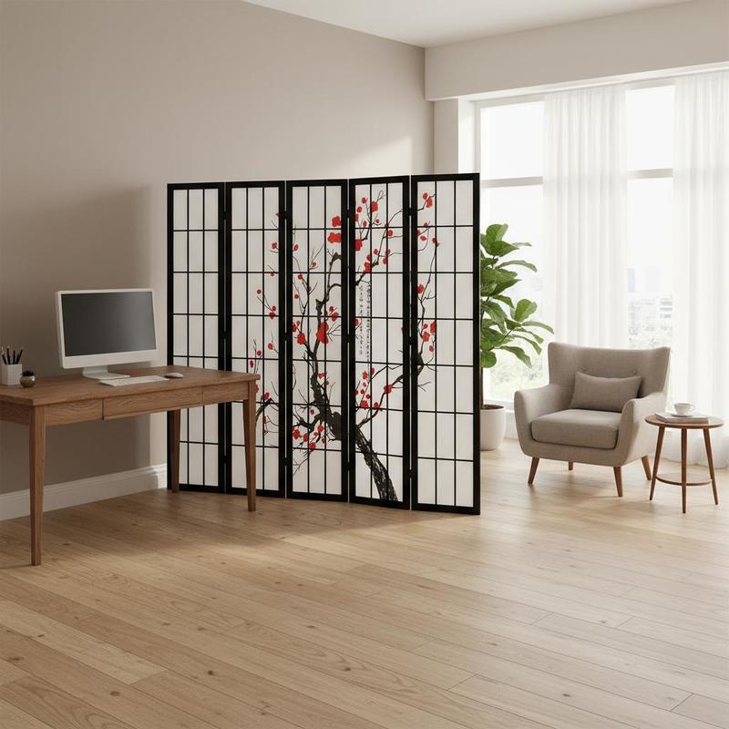 Japanese Shoji Screen 6 Panel  - Shoji Screen Divider บทวิจารณ์และราคา