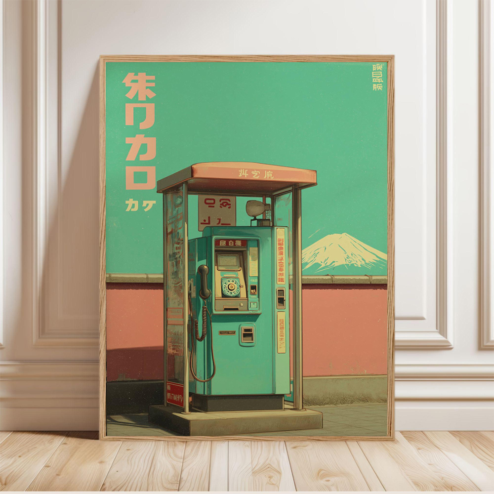 Retro Japanese Advert Poster V - Japanese Lifestyle Items บทวิจารณ์และราคา