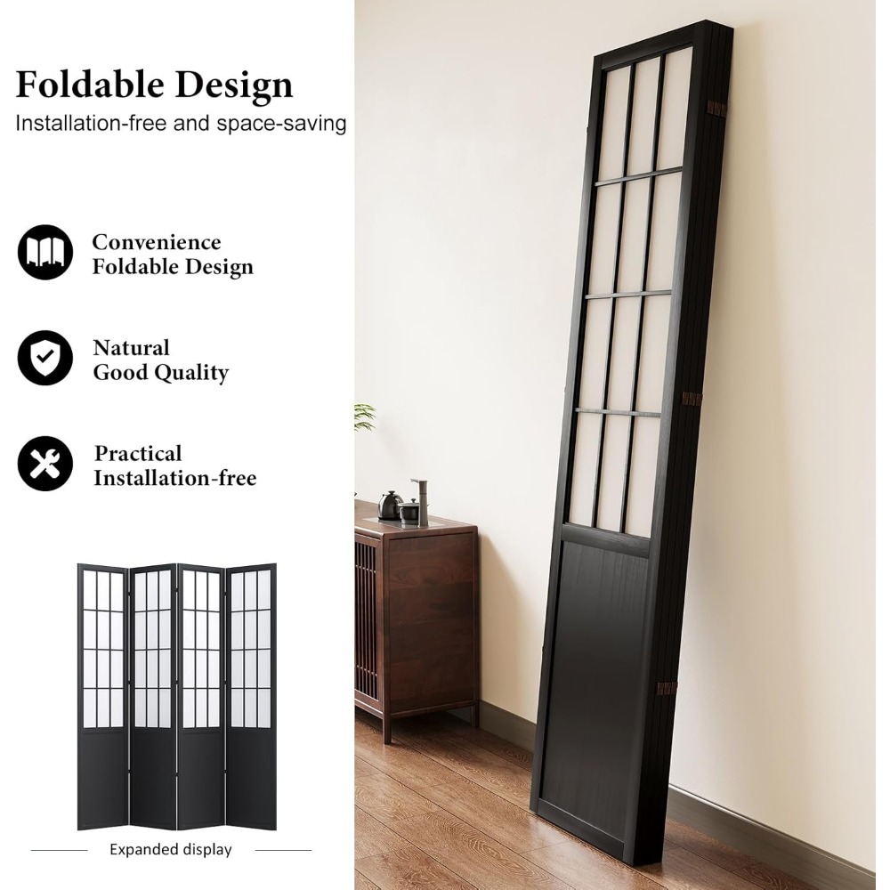Room Divider and Folding Porta - Shoji Screen Divider บทวิจารณ์และราคา