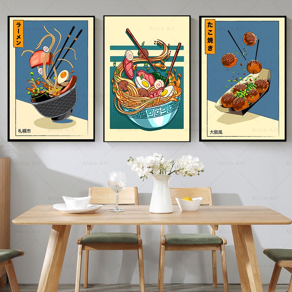 Japanese Style Poster Kitchen  - Japanese Lifestyle And Food บทวิจารณ์และราคา