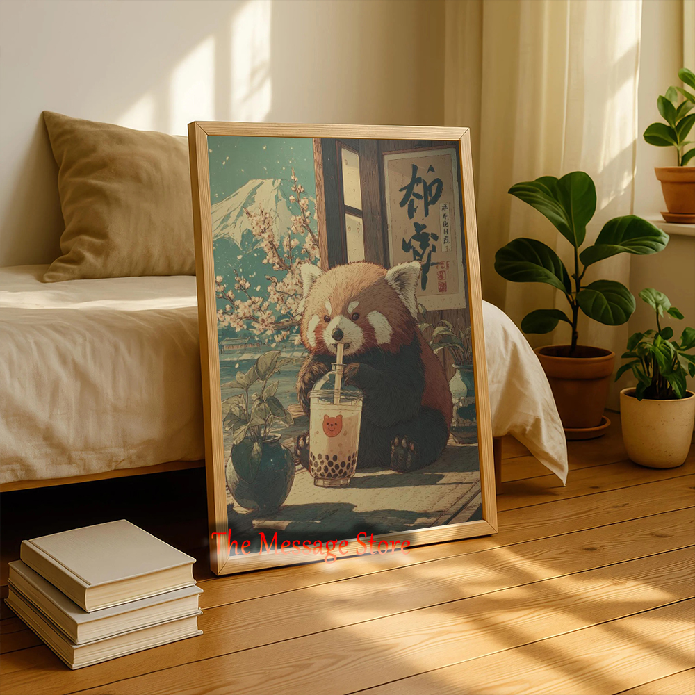 Red Panda Vintage Japanese Sty - Japanese Work Lifestyle บทวิจารณ์และราคา