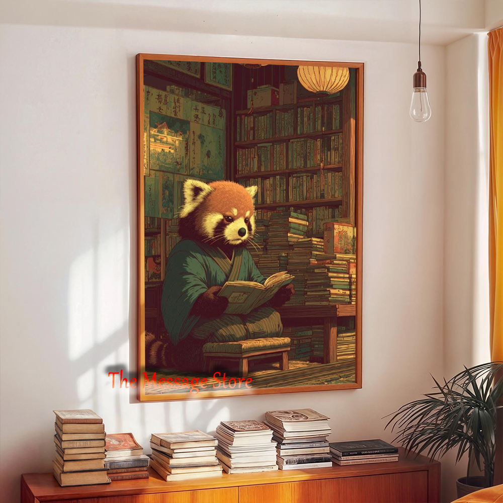 Red Panda Vintage Japanese Sty - Japanese Work Lifestyle บทวิจารณ์และราคา