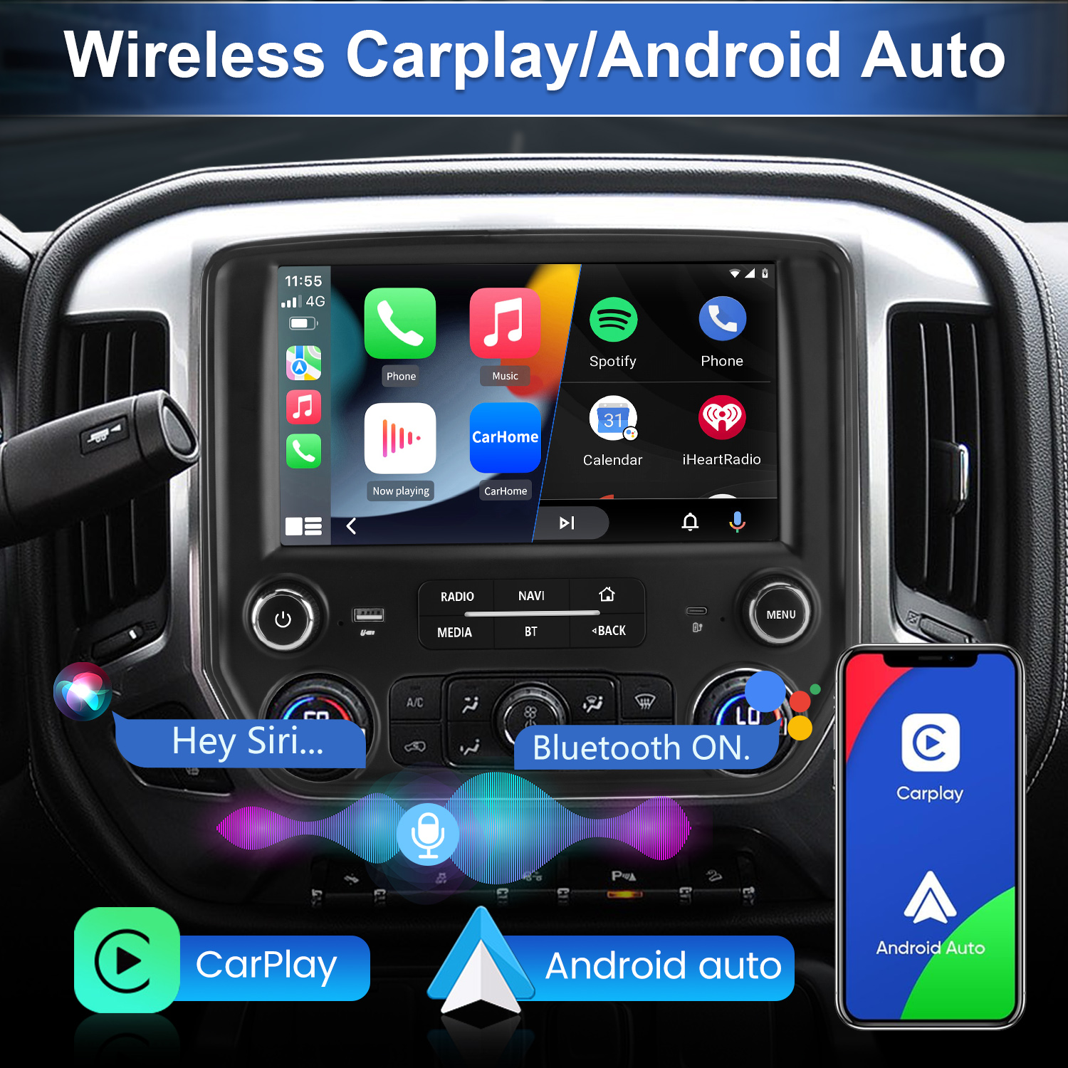 Junsun AI Voice Car Stereo Rad - Japanese Work Lifestyle บทวิจารณ์และราคา